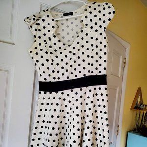 Polka dot party dress